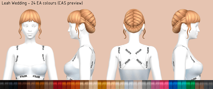 Галерея мода Прическа Leah Wedding Hairstyle #1